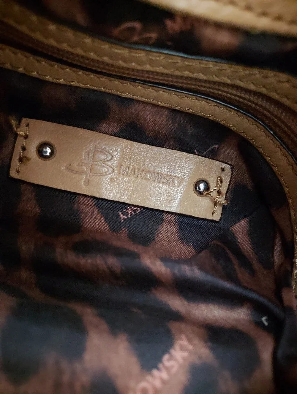 B. Majowsky Leather Hobo Bag